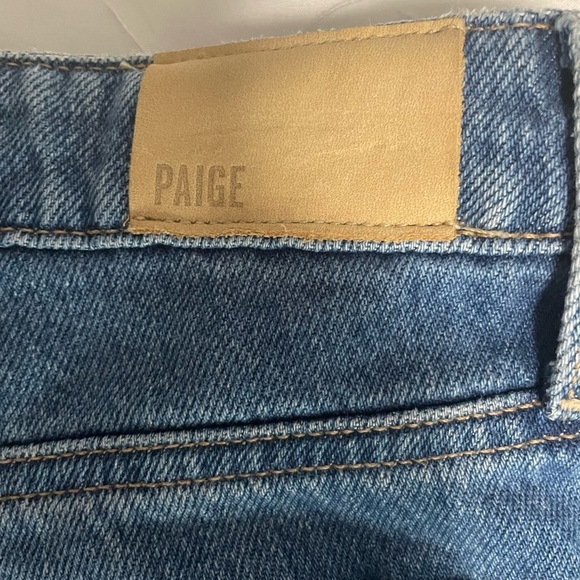 NWT Paige Noella Straight Sledge Destructed Jeans. Size 28 Petite. - Picture 8 of 16